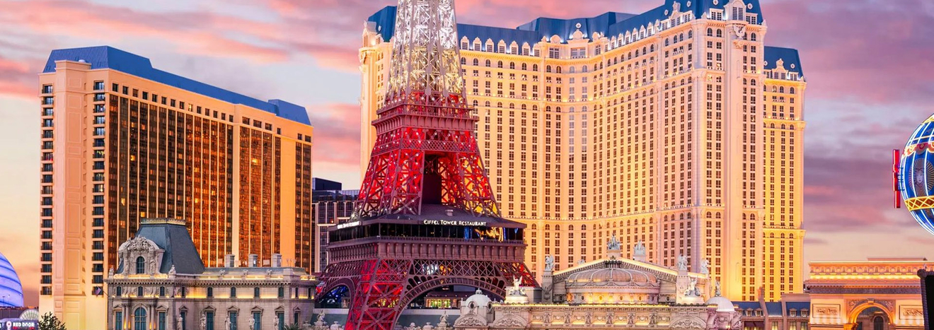 Eiffel Tower Viewing Deck Las Vegas View From The Strip