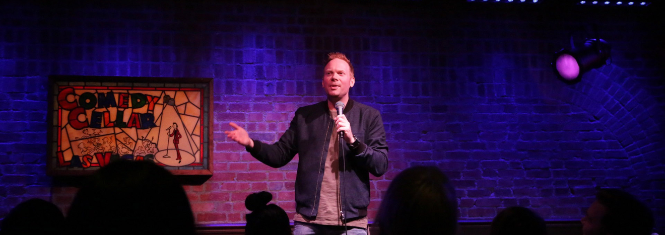Comedy Cellar Las Vegas Comedian On Stage