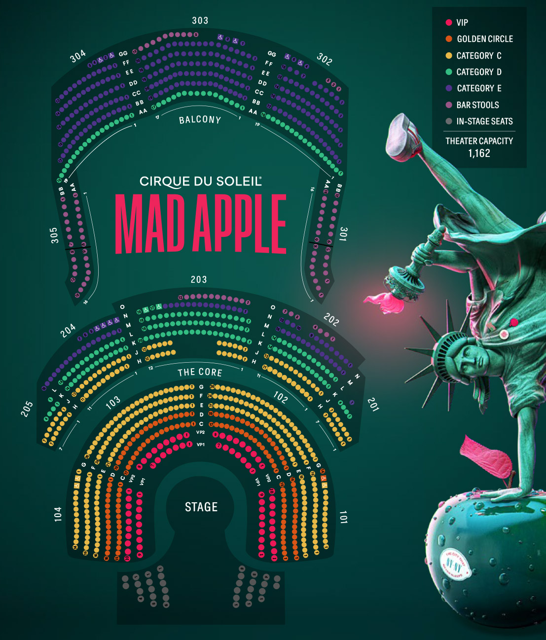 Mad Apple Seating Chart Las Vegas