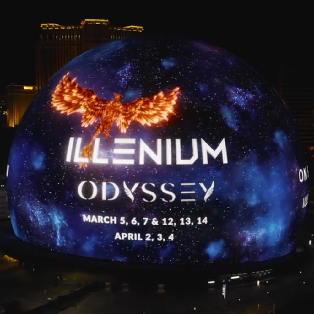 Illenium Las Vegas Show Sphere Square
